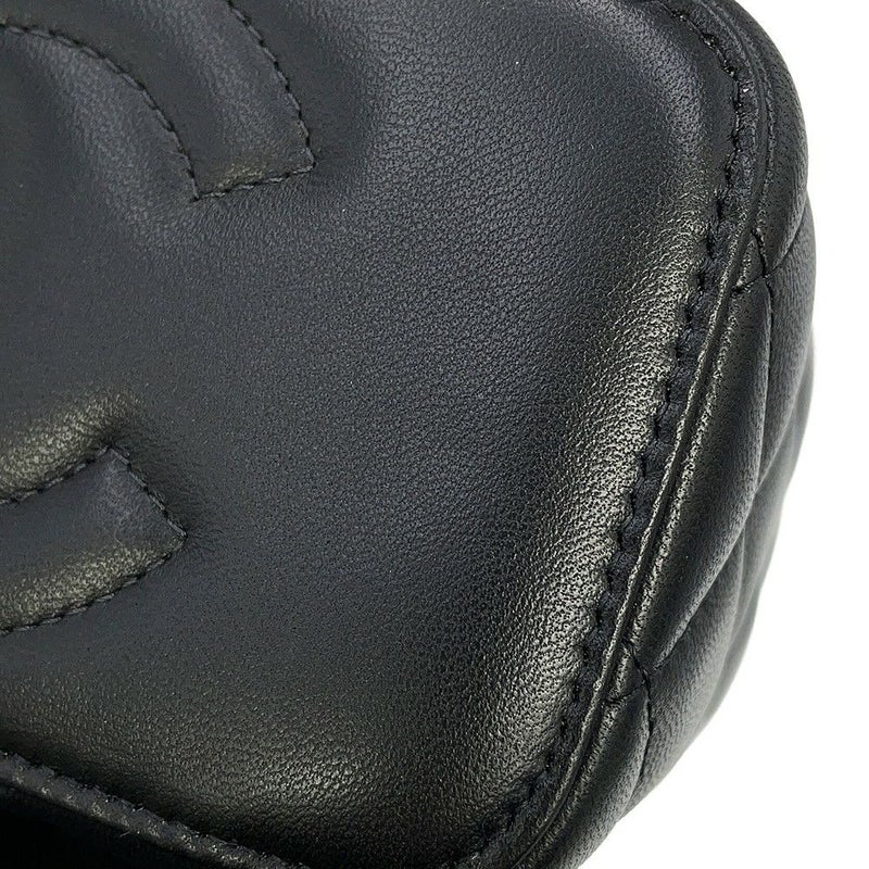 シャネル チェーンショルダーバッグ マトラッセ ココマーク バニティバッグ ラムスキン AP1472 CHANEL 黒 2way ヴァニティバッグ
