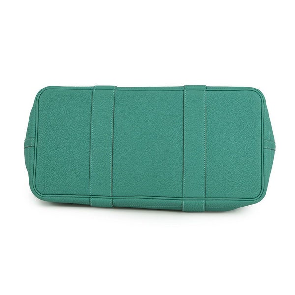 エルメス トートバッグ ガーデンパーティPM マラカイト/シルバー金具 ネゴンダ D刻印