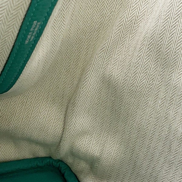 エルメス トートバッグ ガーデンパーティPM マラカイト/シルバー金具 ネゴンダ D刻印