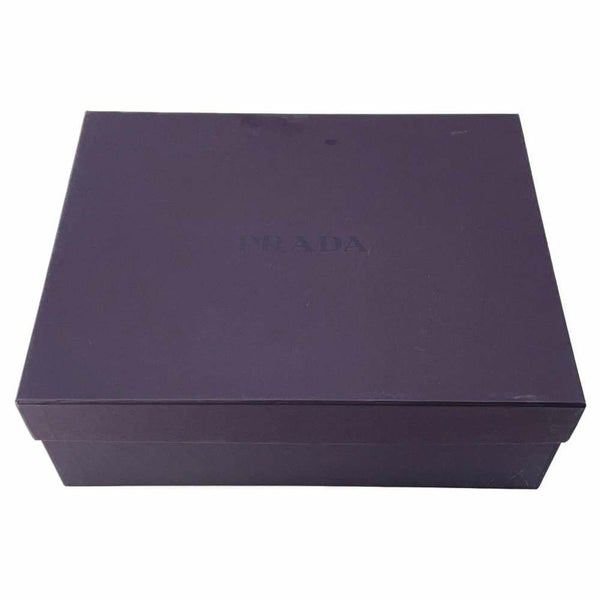 プラダ スニーカー ハイカット レザー ロゴ メンズサイズ7 1/2 4T2596 PRADA メンズ 黒