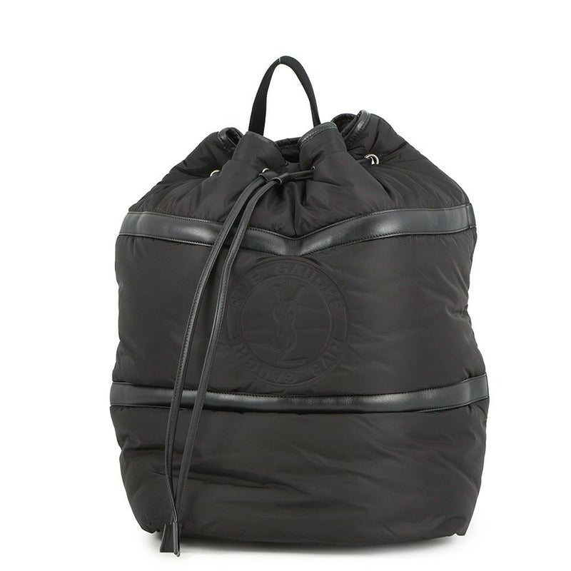 サンローランパリ ショルダーバッグ リヴゴーシュ ロゴ スリングバッグ ナイロン 734682 黒