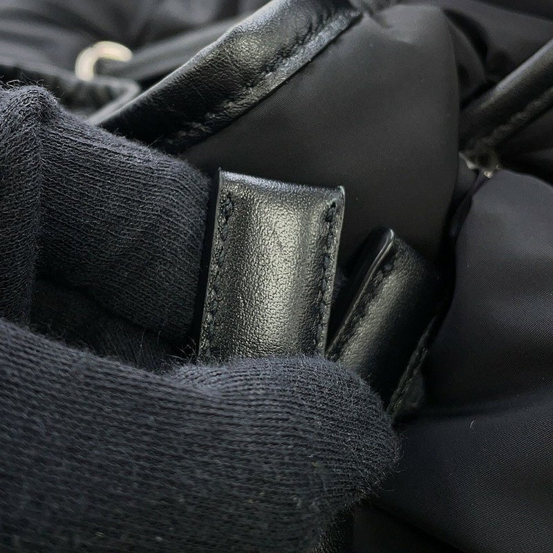 サンローランパリ ショルダーバッグ リヴゴーシュ ロゴ スリングバッグ ナイロン 734682 黒