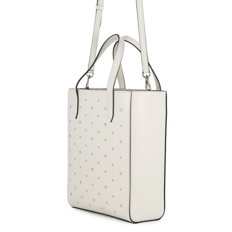 ジミーチュウ ハンドバッグ BRIA TOTE スタースタッズ レザー JIMMY CHOO 2way 白