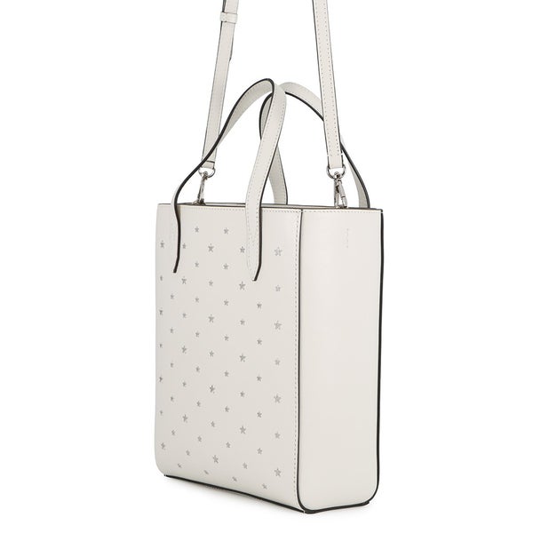 ジミーチュウ ハンドバッグ BRIA TOTE スタースタッズ レザー JIMMY CHOO 2way 白