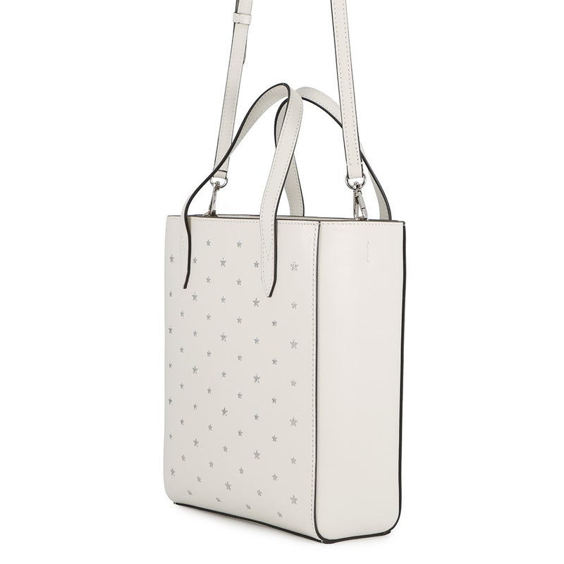 ジミーチュウ ハンドバッグ BRIA TOTE スタースタッズ レザー JIMMY CHOO 2way 白