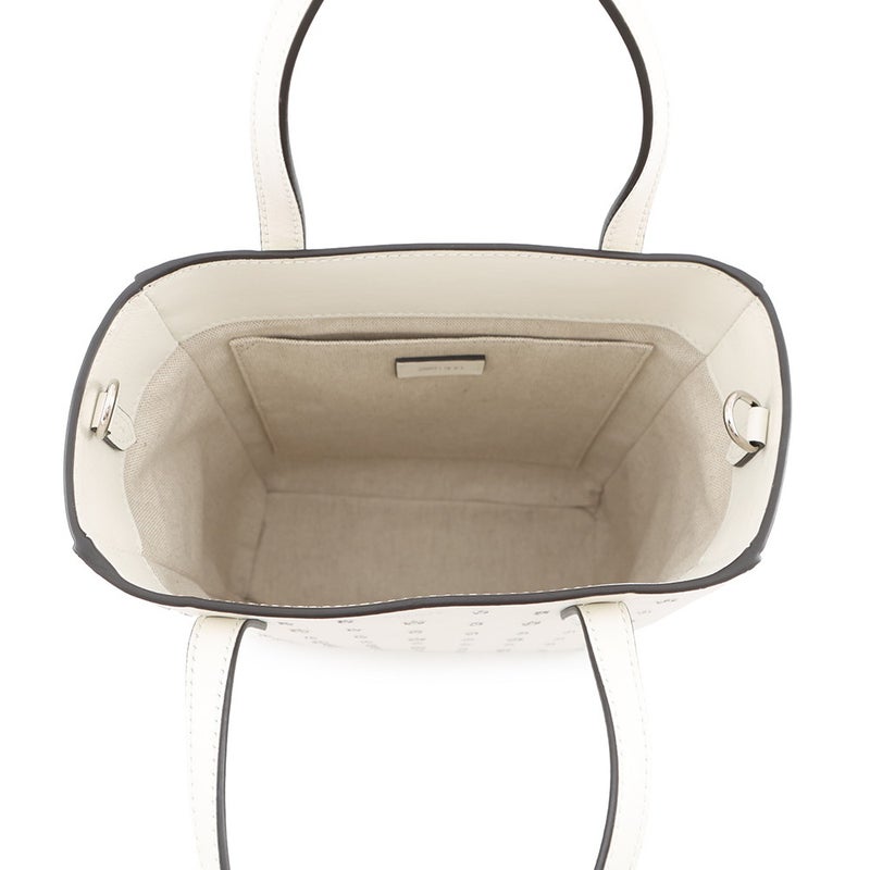 ジミーチュウ ハンドバッグ BRIA TOTE スタースタッズ レザー JIMMY CHOO 2way 白