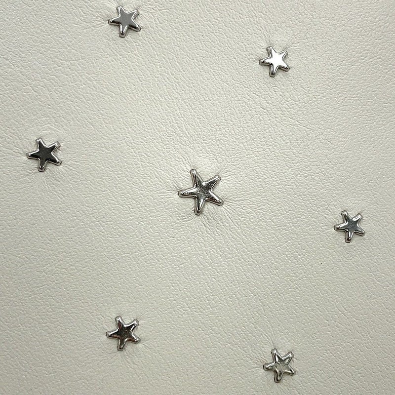 ジミーチュウ ハンドバッグ BRIA TOTE スタースタッズ レザー JIMMY CHOO 2way 白