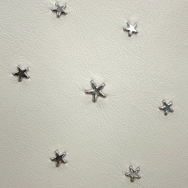 ジミーチュウ ハンドバッグ BRIA TOTE スタースタッズ レザー JIMMY CHOO 2way 白