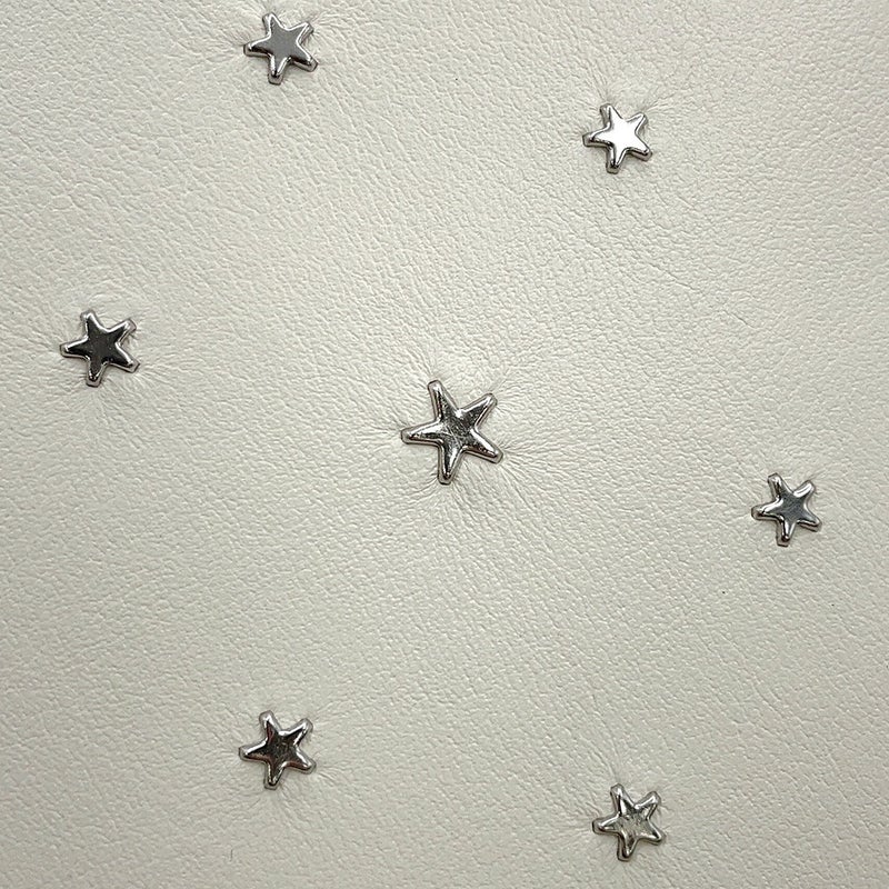 ジミーチュウ ハンドバッグ BRIA TOTE スタースタッズ レザー JIMMY CHOO 2way 白