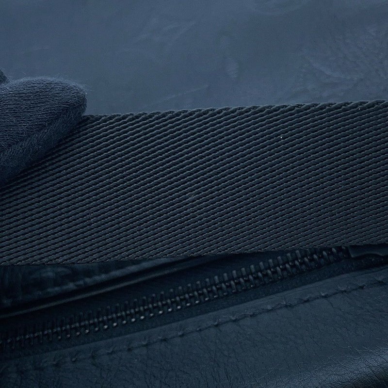 ルイヴィトン ボディバッグ モノグラム・シャドウ ディスカバリー・バムバッグPM M46036 ウエストバッグ 黒 ブラック