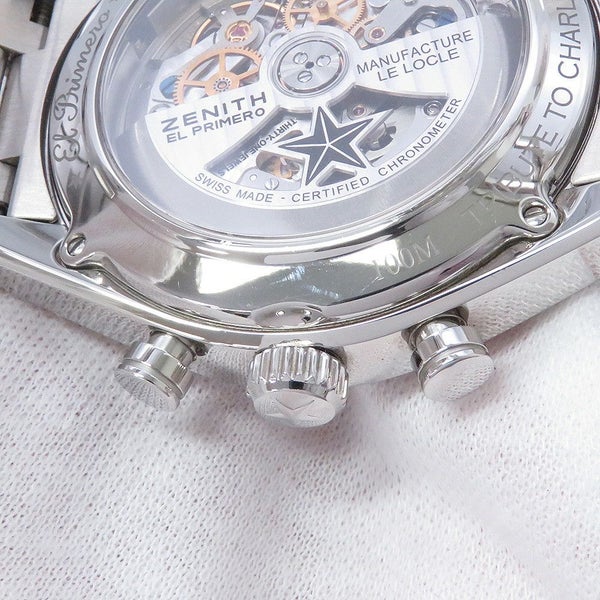 ゼニス クロノマスター エル・プリメロ オープン 03.20416.4061/51.M2040 ZENITH 腕時計 ブルー文字盤