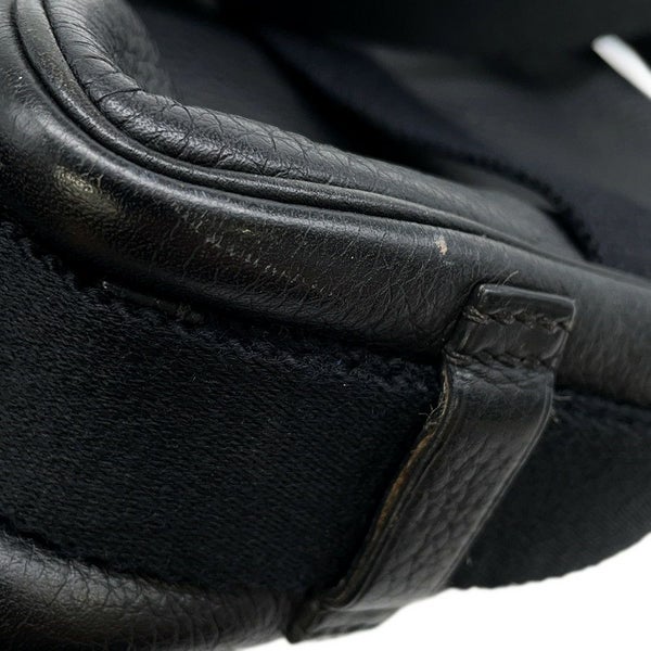 エルメス ショルダーバッグ チベットPM ブラック/シルバー金具 トリヨンクレマンス □H刻印 黒