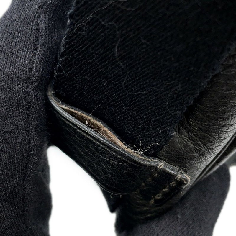 エルメス ショルダーバッグ チベットPM ブラック/シルバー金具 トリヨンクレマンス □H刻印 黒