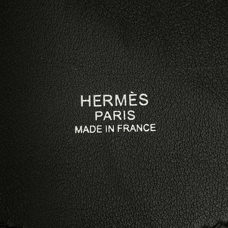 エルメス リュック エルメス・オールバック エクリュ/ブラック/シルバー金具 トワルビヴァーク/スイフト B刻印 メンズ