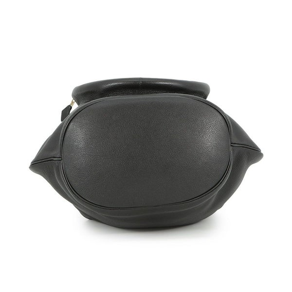 エルメス ショルダーバッグ スマックPM ブラック/イエロー/ゴールド金具 ヴォーグレネ/リザード/オーストリッチ 〇U刻印 黒