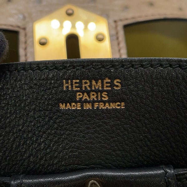 エルメス ショルダーバッグ スマックPM ブラック/イエロー/ゴールド金具 ヴォーグレネ/リザード/オーストリッチ 〇U刻印 黒