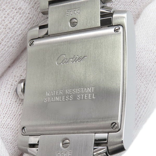 カルティエ タンク フランセーズ MM W51011Q3 Cartier 腕時計 レディース クォーツ アイボリー文字盤