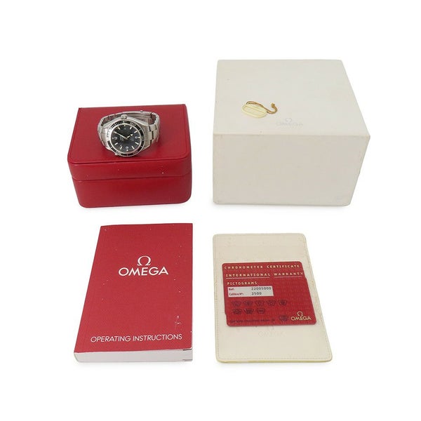 オメガ シーマスター プラネットオーシャン 2200.50.00 OMEGA 腕時計 黒文字盤