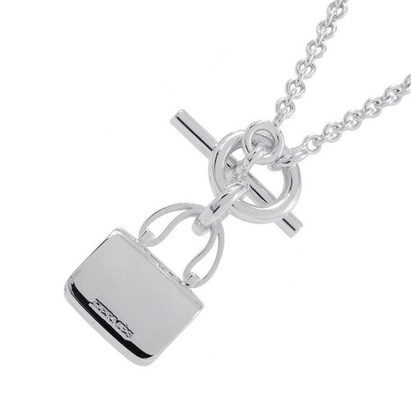 エルメス ネックレス アミュレット コンスタンス ペンダント ネックレス SV925シルバー HERMES ジュエリー