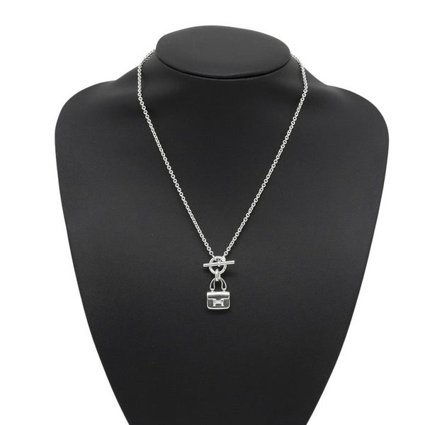 エルメス ネックレス アミュレット コンスタンス ペンダント ネックレス SV925シルバー HERMES ジュエリー