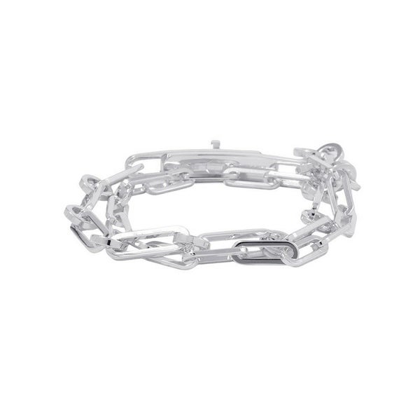 エルメス ブレスレット ケリー シェーヌ ドゥブルトゥール チェーン SV925シルバー サイズ16 HERMES ジュエリー