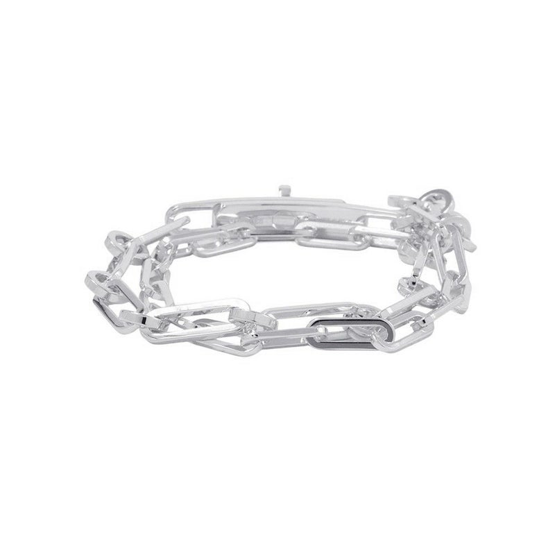 エルメス ブレスレット ケリー シェーヌ ドゥブルトゥール チェーン SV925シルバー サイズ16 HERMES ジュエリー