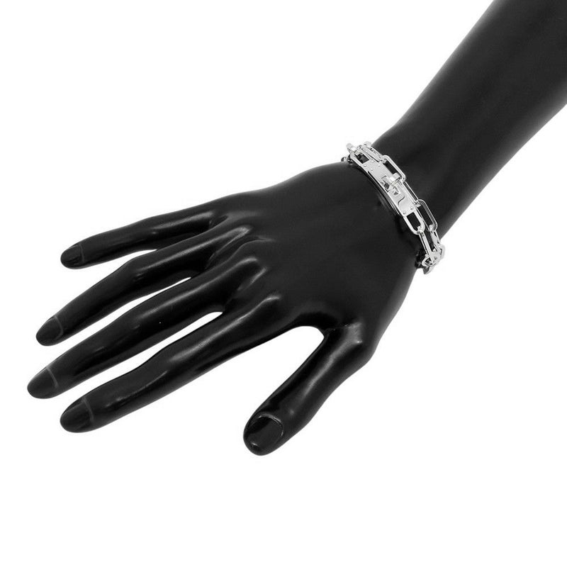 エルメス ブレスレット ケリー シェーヌ ドゥブルトゥール チェーン SV925シルバー サイズ16 HERMES ジュエリー