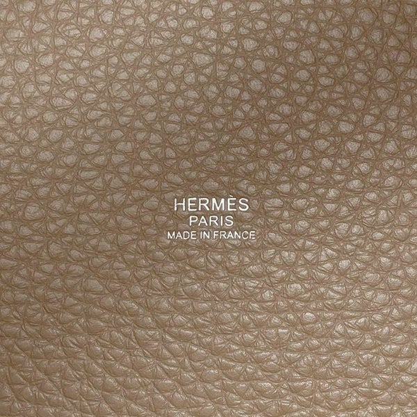 エルメス ハンドバッグ ピコタンロックPM エトゥープ/シルバー金具 トリヨンクレマンス W刻印