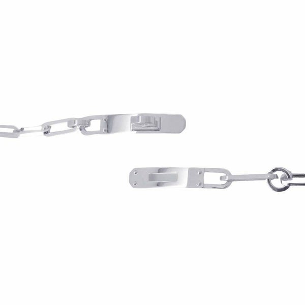 エルメス ネックレス ケリー チェーン ブレスレット 2way SV925シルバー サイズ16 HERMES チョーカー Kelly Chaine bracelet