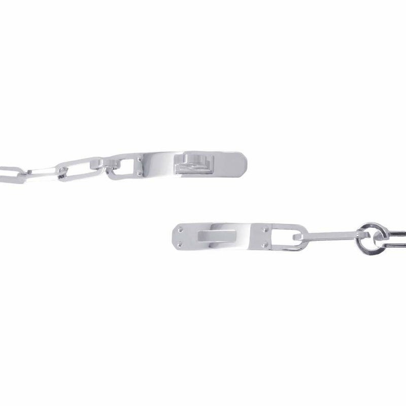 エルメス ネックレス ケリー チェーン ブレスレット 2way SV925シルバー サイズ16 HERMES チョーカー Kelly Chaine bracelet