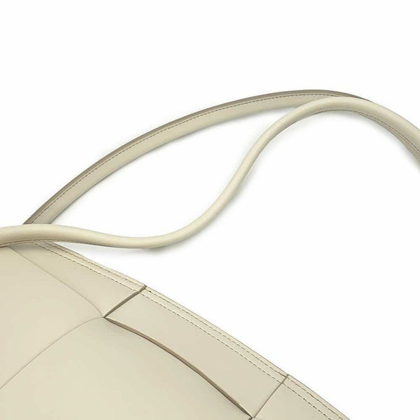 ボッテガヴェネタ トートバッグ マキシ イントレチャート ザ・アルコ ミディアム カーフレザー 575941 BOTTEGA VENETA 白