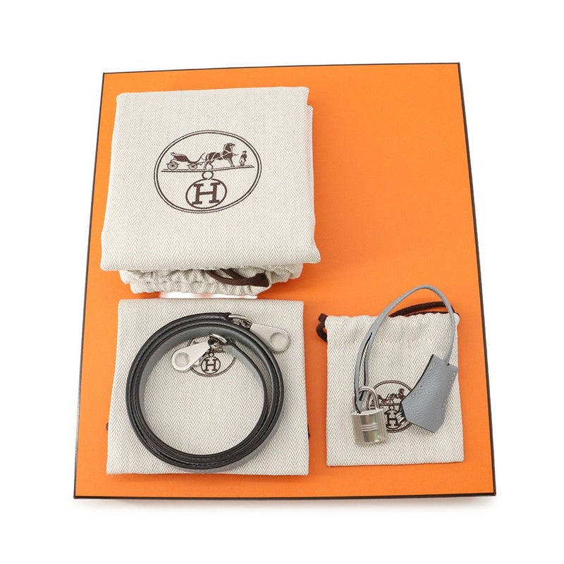 エルメス ハンドバッグ ケリー25 外縫い グリパンタン/シルバー金具 エプソン K刻印 2wayショルダー