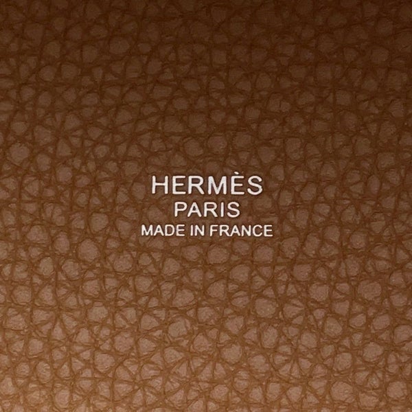 エルメス ハンドバッグ ピコタンロックMM ゴールド/シルバー金具 トリヨンクレマンス K刻印