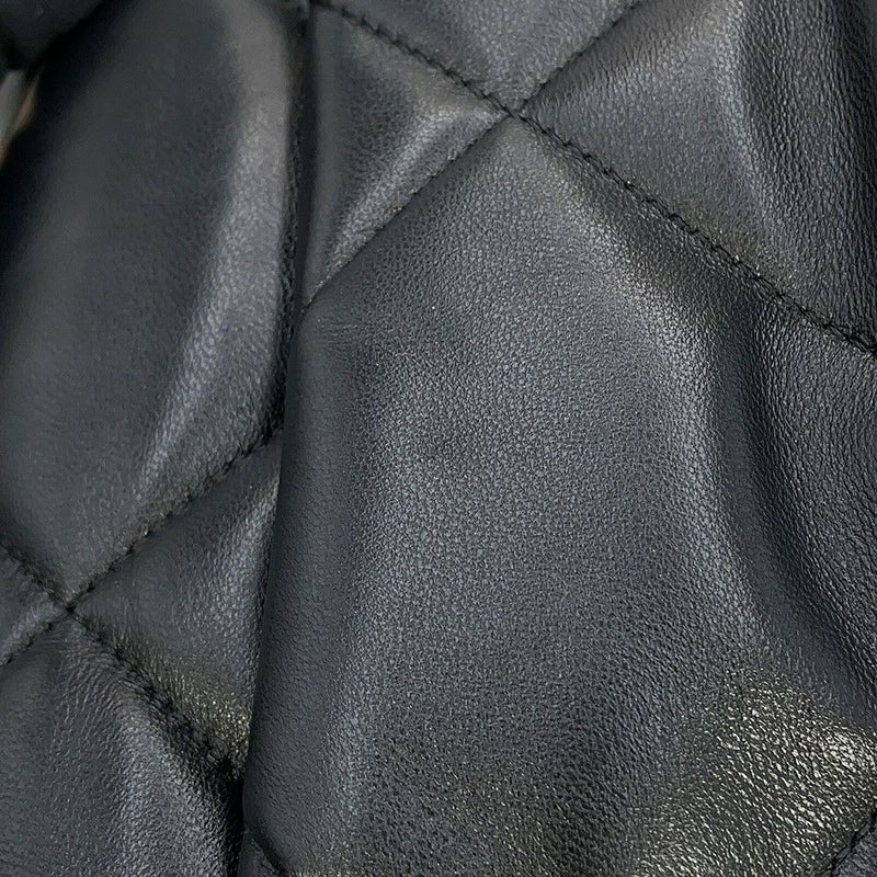 シャネル チェーンショルダーバッグ CHANEL19 マトラッセ ココマーク ラムスキン AS1160 CHANEL 黒