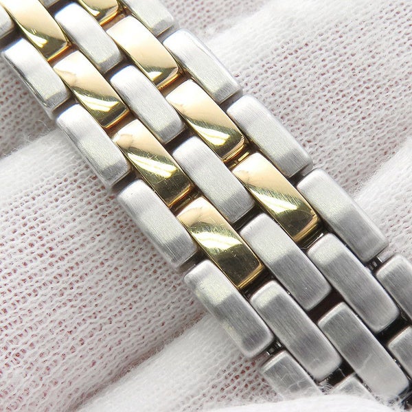 カルティエ パンテールSM 2ロウ SS/K18イエローゴールド W25029B6 Cartier 腕時計 アイボリー文字盤 クォーツ