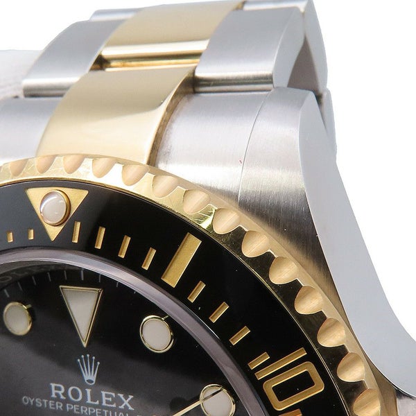 ロレックス シードゥエラー コンビ SS/K18イエローゴールド ランダムシリアル ルーレット 126603 ROLEX 腕時計 黒文字盤