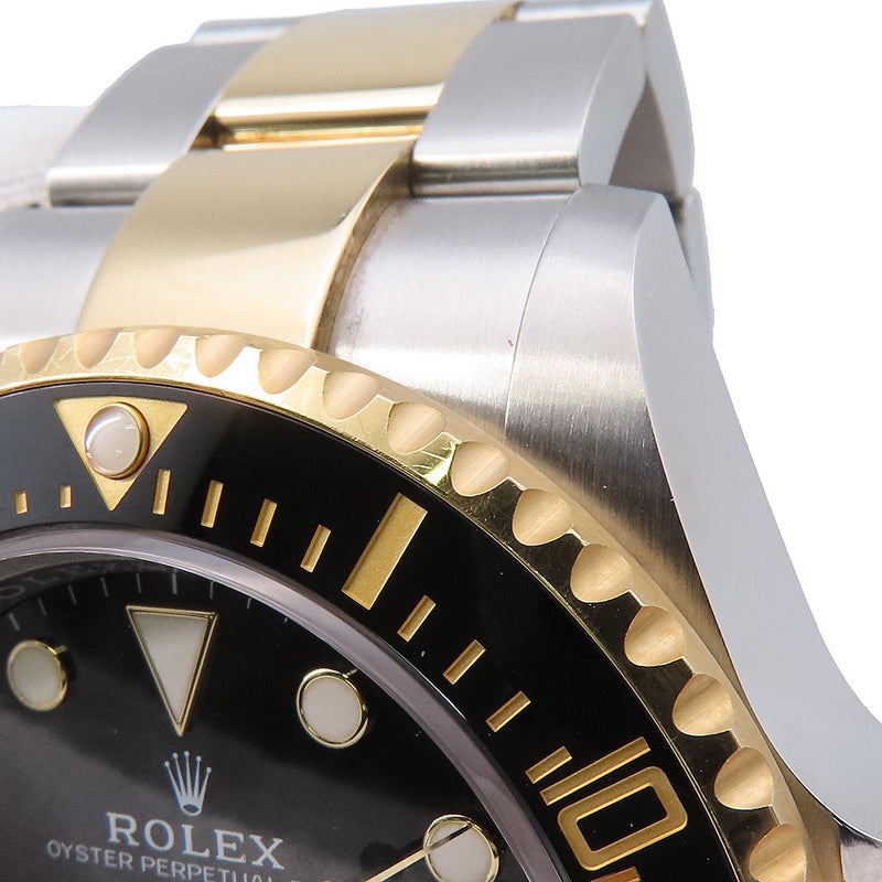 ロレックス シードゥエラー コンビ SS/K18イエローゴールド ランダムシリアル ルーレット 126603 ROLEX 腕時計 黒文字盤
