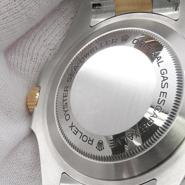 ロレックス シードゥエラー コンビ SS/K18イエローゴールド ランダムシリアル ルーレット 126603 ROLEX 腕時計 黒文字盤
