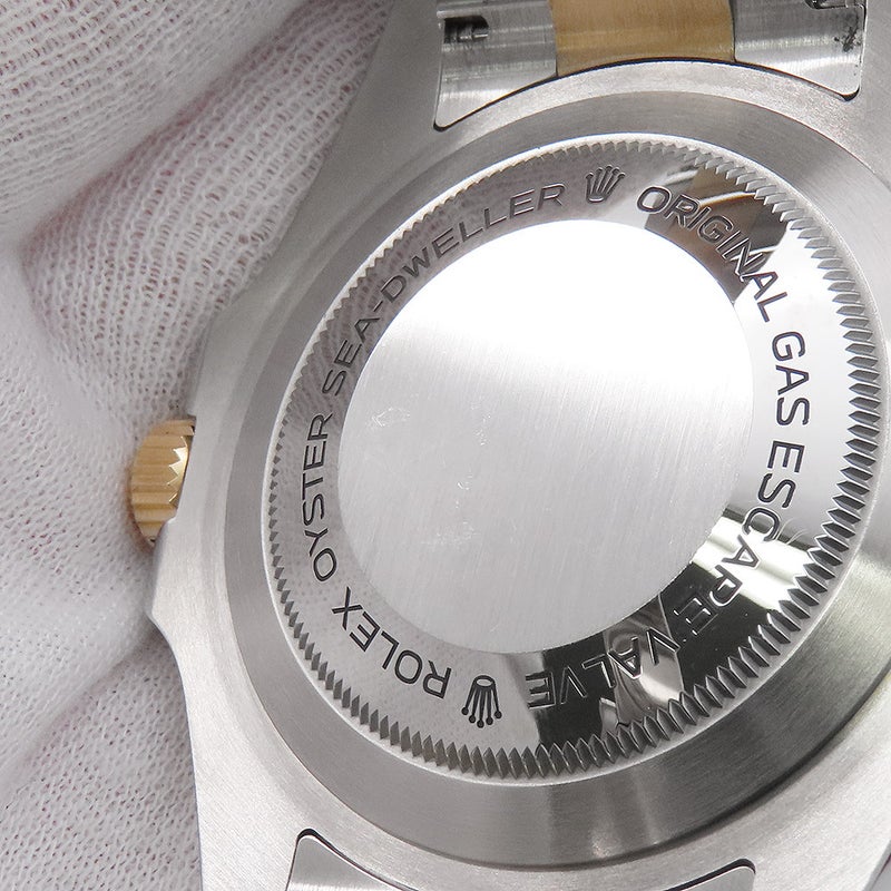 ロレックス シードゥエラー コンビ SS/K18イエローゴールド ランダムシリアル ルーレット 126603 ROLEX 腕時計 黒文字盤