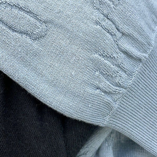 ベルルッティ セーター ダイアゴナル スクリット セーター シルク コットン メンズサイズL Berluti トップス