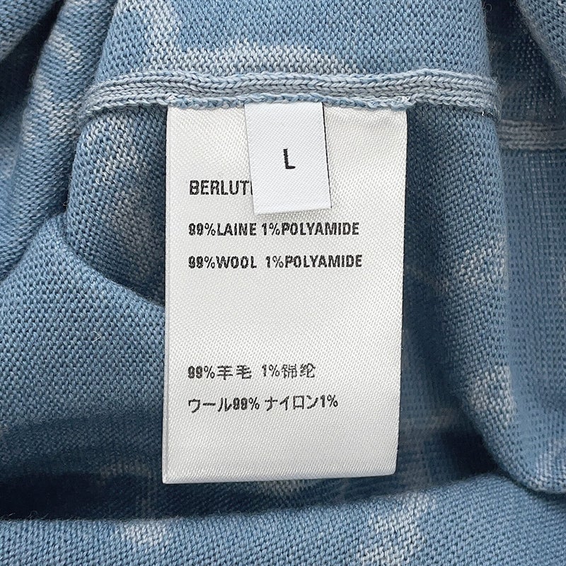 ベルルッティ セーター スクリット クルーネック ウール メンズサイズL Berluti トップス