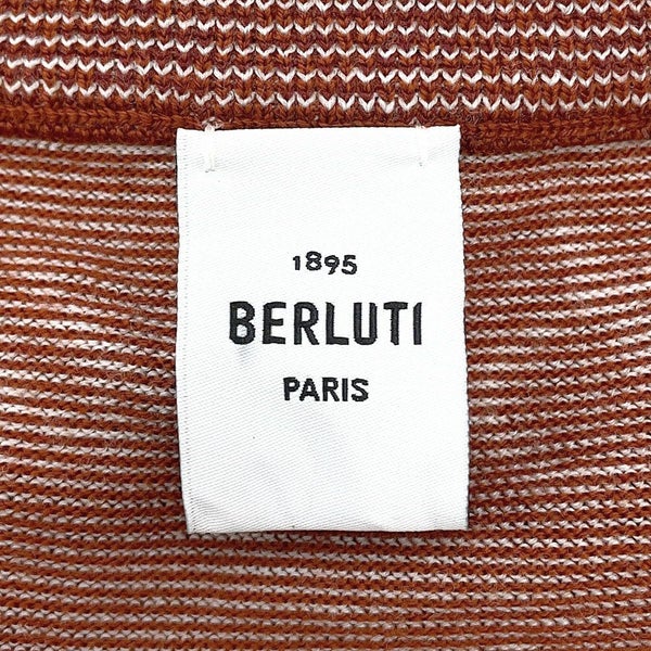 ベルルッティ セーター ライト スクリットパターン 長袖クルーネック ウール メンズサイズM Berluti トップス