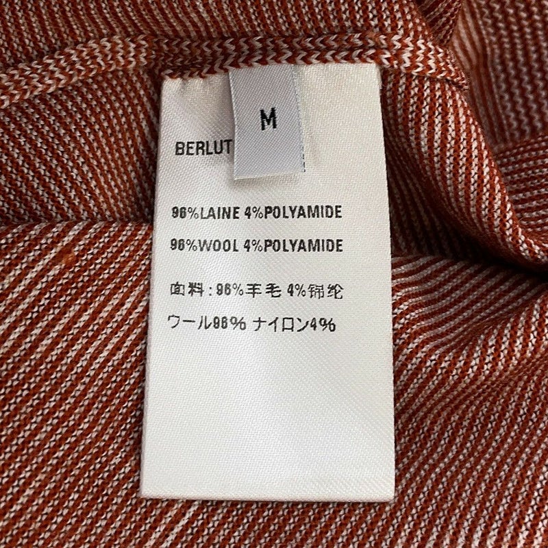 ベルルッティ セーター ライト スクリットパターン 長袖クルーネック ウール メンズサイズM Berluti トップス