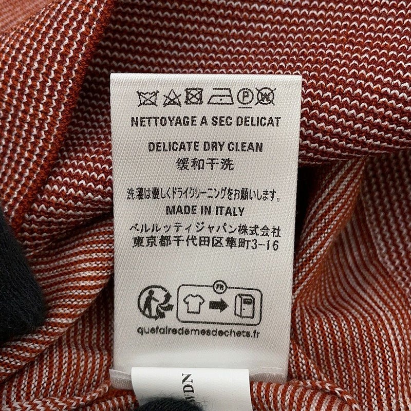 ベルルッティ セーター ライト スクリットパターン 長袖クルーネック ウール メンズサイズM Berluti トップス