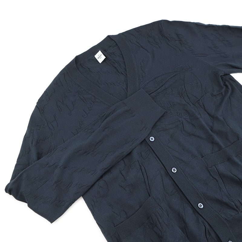 ベルルッティ カーディガン スクリット ジャカード シルク コットン メンズサイズM R27KCL81 Berluti トップス