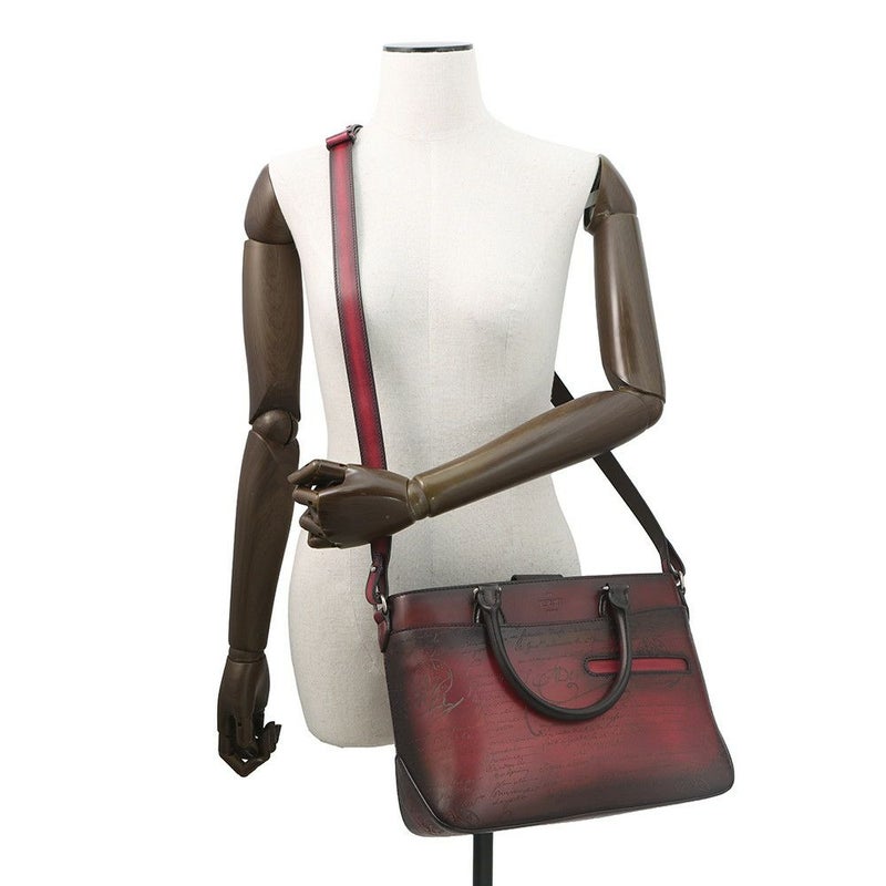 ベルルッティ ハンドバッグ カリグラフィ トゥジュールXS スクリットレザー Berluti 2way アウトレット品