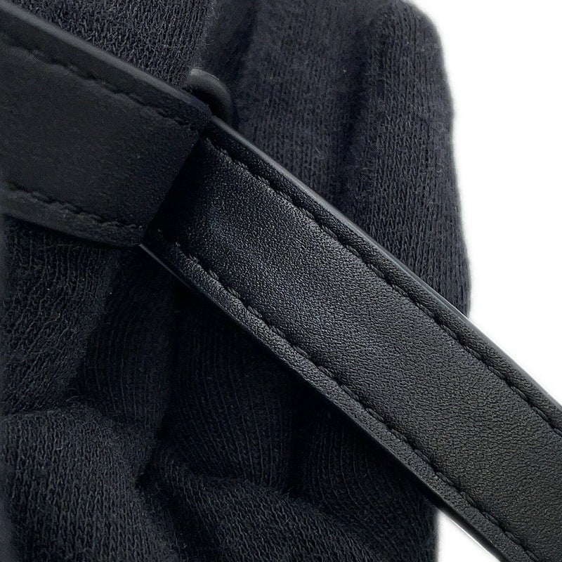 ロエベ ハンドバッグ アマソナ16 スクエア アナグラム キャンバス A039N21X03 2way 黒