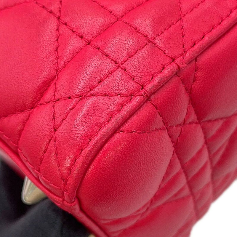 クリスチャン・ディオール ハンドバッグ レディディオール カナージュ ミディアム レザー Christian Dior 2way