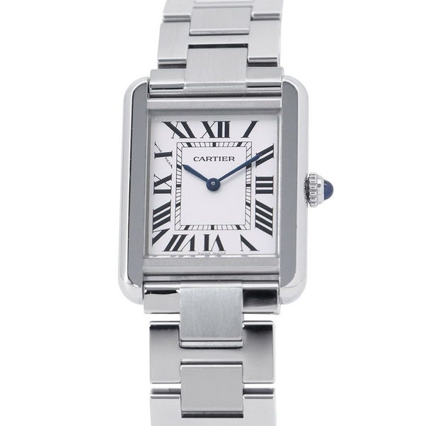 カルティエ タンクソロ SM W5200013 Cartier 腕時計 ウォッチ クォーツ レディース 白文字盤