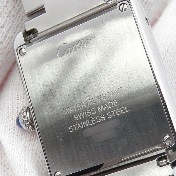 カルティエ タンクソロ SM W5200013 Cartier 腕時計 ウォッチ クォーツ レディース 白文字盤